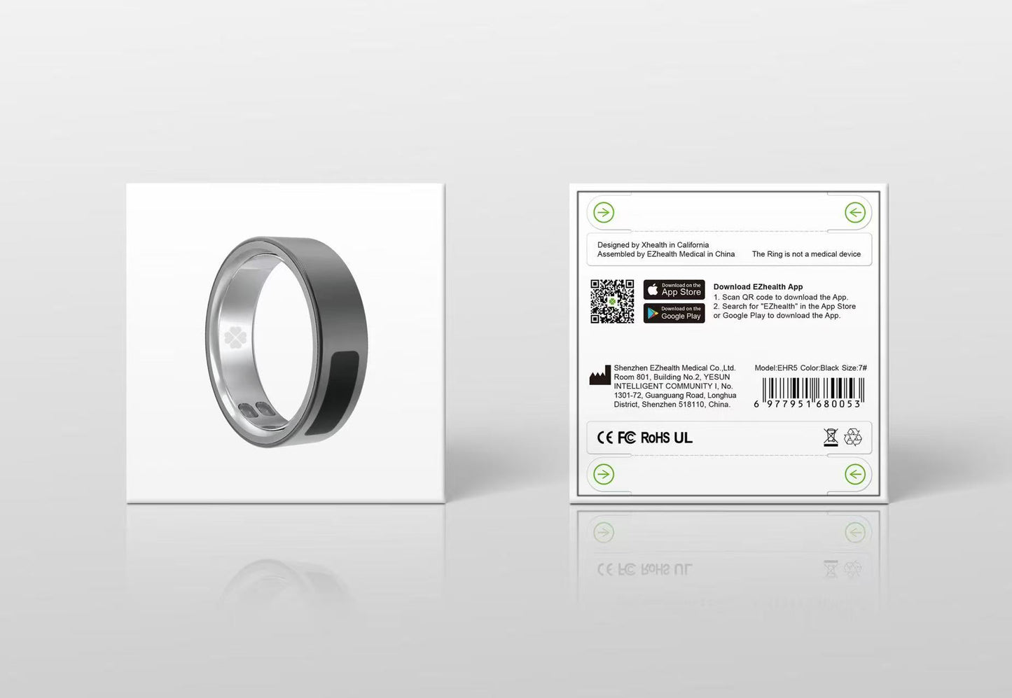 EZhealth Smart Ring EHR5